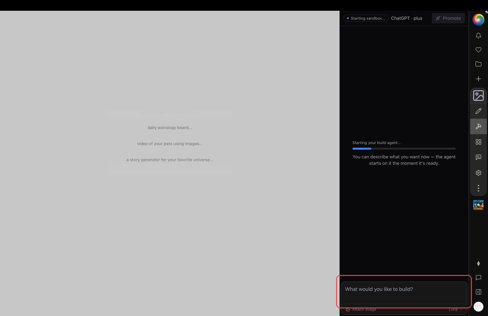 Build on Websim with your ChatGPT account